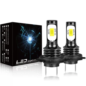 H7 LED Headlight Bulbs for Mazda 3 2004 2005 2006 2007 2008 2009 Low Beam white - Picture 1 of 11