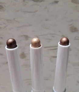 3 Mally Evercolor Shadow Stick Extra BURNISHED BRONZE, CHAMPAGNE, BROWNSTONE NWO - Picture 1 of 5