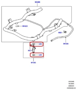 ( 1 )GENUINE LAND ROVER MYX000050 Fuel Injector O-Ring (7.52MMX3.51MM) 4.4L DOHC - Picture 1 of 3