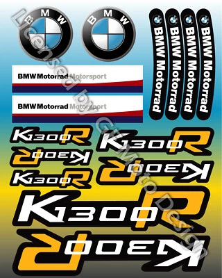 K1300 R Laminado Motorrad Motocicleta Juego de calcomanías Bmw K1300R pegatinas  Foto 1 de 2