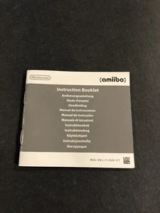 amiibo inserto manual de instrucciones - Imagen 1 de 4