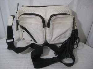 l.a.m.b. Bolso bandolera de cuero blanco. - Imagen 1 de 18
