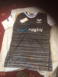 Ospreys Canterbury Rugby Shirt Sz med R.R.P £64.9 SS Home Classic Top New BX 8 M - Picture 1 of 12