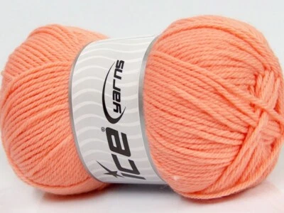 Lote de 4 hilos suaves para bebé ENVÍO GRATUITO ligero 4x100 g/210 m salmón claro Foto 1 de 4