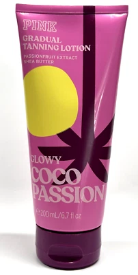 NUEVO 1 VICTORIAS SECRET ROSA BRILLANTE COCO PASSION LOCIÓN BRONCEADORA GRADUAL 6.7 FL OZ Foto 1 de 2