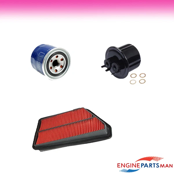 TK Fits 1990-1991 Acura Integra L4 1.8L Tune Up Kit Air/Fuel/Oil Filter Foto 1 de 1