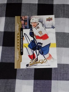 Aleksander Barkov Signed Upper Deck Hockey Card Florida Panthers - Picture 1 of 1
