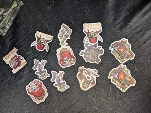 12 Piraten Jolly Roger Themen Aufkleber Sticker Piratenaufkleber  - Bild 1 von 4