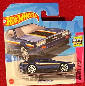 VHTF HOT WHEELS DMC DELOREAN THE 80S 101/250 SHORT CARD . SEE COMBINED OFFERS! - Picture 1 of 1