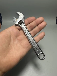Vintage Master Mechanic USA 6" Adjustable Wrench Tool MM91-6 - Picture 1 of 10