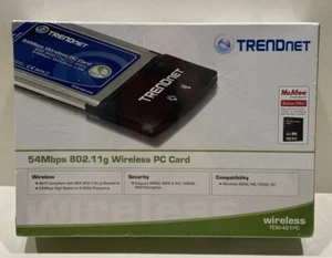 TRENDnet PC Card Wireless-N Network Adapter TEW-421PC 802.11b. - NEW / SEALED - Photo 1/9