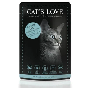 Cat's Love Adult Lachs Pur Distel�l Petersilie 12x 85 g Nassfutter getreidefrei - Bild 1 von 1