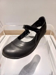 Naot Kirei Black Leather Size 38 NEW with Box - Picture 1 of 3