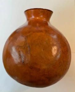 Jarrón de calabaza de tierra esmaltada “Gourdicopia” hueco color marrón bellota envío GRATIS EE. UU. - Imagen 1 de 6