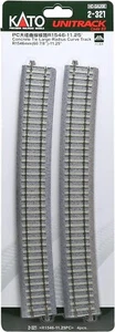 Kato 2-321 Concrete Tie Large-Radius Curve Track R1546mm(60 7/8”)-11.25° HO Scal - Picture 1 of 2