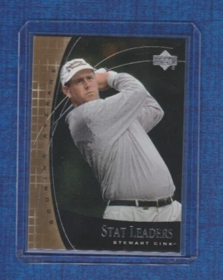 2001 Upper Deck Golf Stat Leaders # SL14 Stewart Cink - Image 1 of 2