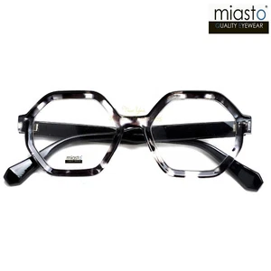 GAFAS DE LECTURA MIASTO HEXAGON DE GRAN TAMAÑO GRANDES + 1.75 ~ NEGRO TORTUGA XL - Imagen 1 de 2