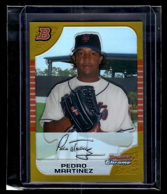 2005 年 Bowman 铬金折射器 #138 Pedro Martinez 39/50 大都会名人堂 * EXMT* — 第 1/2 张图片