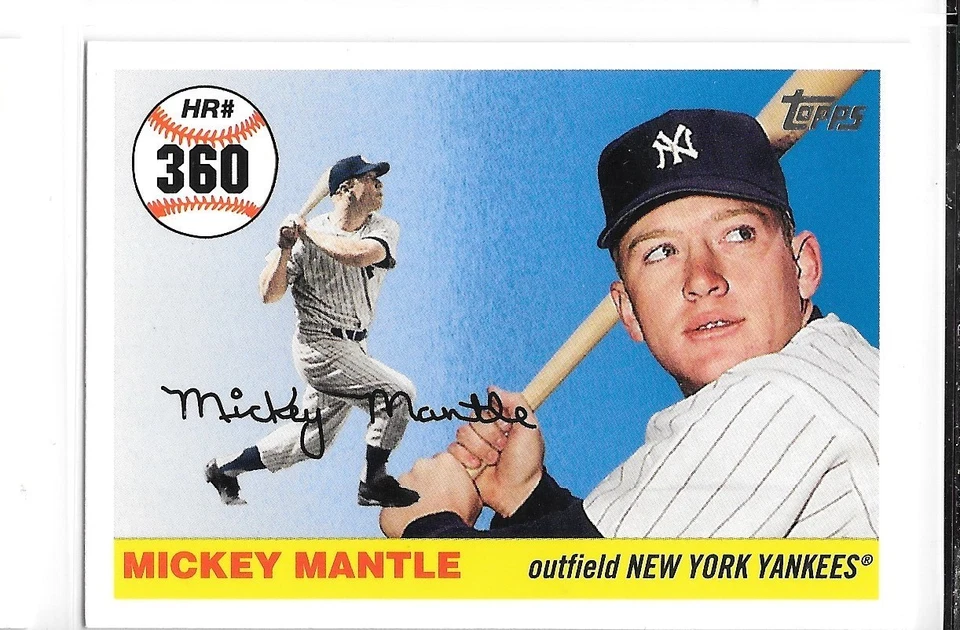 2007 Topps Mickey Mantle Home Run History #MHR360 Yankees - Image 1 of 1