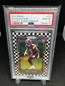 2022 Panini Jahan Dotson Black & White (RC) PSA 10 - Picture 1 of 2