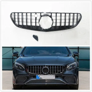 Front Bumper Grille S63S GT for Benz C217 W217 S Class Coupe 2018-2021 Blk - Picture 1 of 4