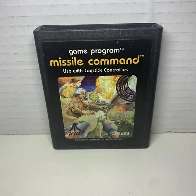 Missile Command Atari 2600 Game Cartridge Only CX2638 1981 - Authentic - Image 1 of 4
