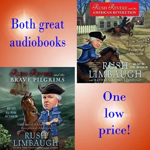 Rush Revere (2 AUDIObooks) Pilgrims AND Revolution! -- FREE Shipping - Bild 1 von 6