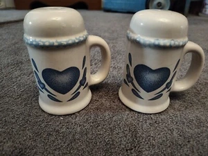 Corelle Country Blue Heart SALZ- und PFEFFERSTREUER - Bild 1 von 5