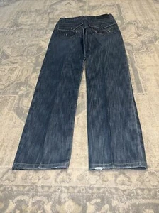 VTG Fubu Jeans boys youth Sz 16 x 31” inseam Blue Straight Denim - Picture 1 of 5