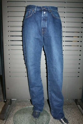 Replay Jeans M901 Dark Striped Blue New Vintage 90s 2000s Made in Italy - Image 1 of 4