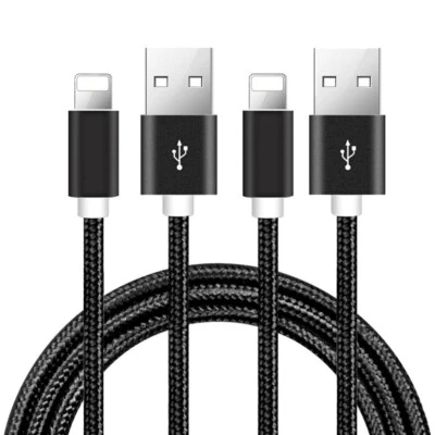 3FT/6FT USB Charging Cable Braided 8pin Data Sync Cord Lot for iPhone for iPad - Image 1 of 4