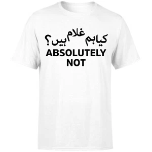 Absolutely Not Imran Khan PTI Importado Gobierno Hombres Niños Camiseta #P1#OR - Imagen 1 de 4