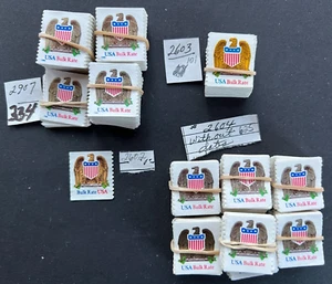 EAGLE SHIELD ~1050 STAMP BUNDLE! Scott#2602-04 & 2907 - Picture 1 of 4