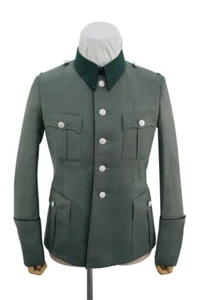 WW2 German Heer M36 Officer pioneer Gabardine piped service tunic - Picture 1 of 3