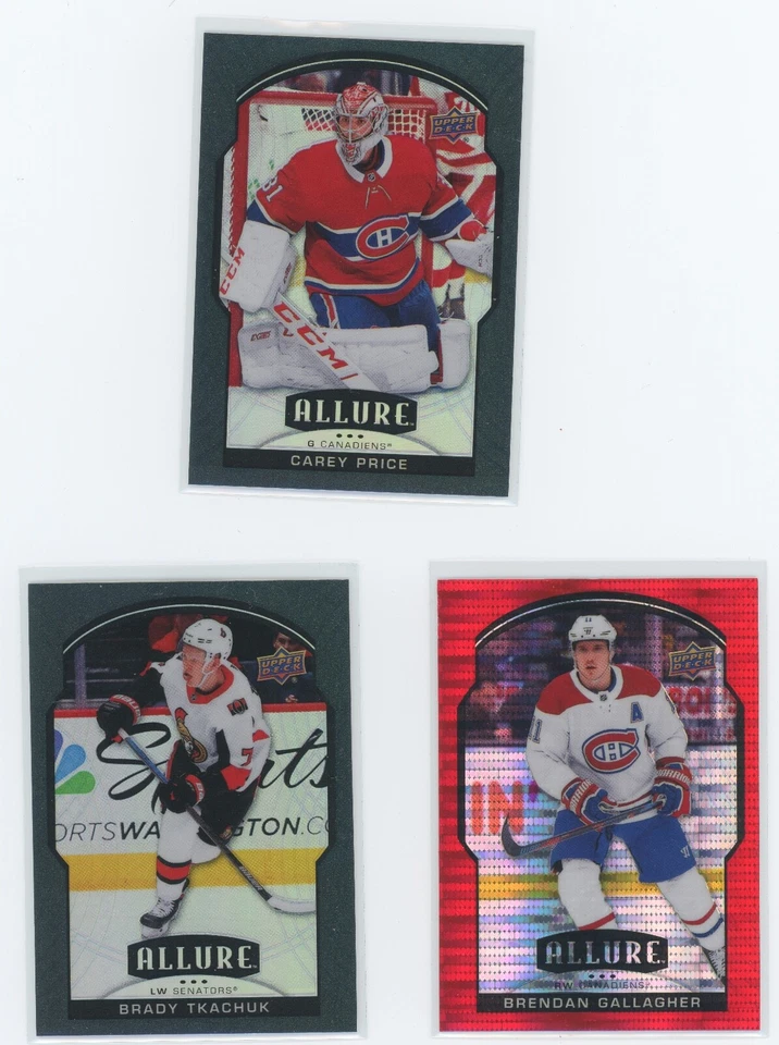 2020-21 UPPER DECK ALLURE - BLACK AND RED RAINBOW CARDS - PICK YOUR CARDS - Image 1 of 1
