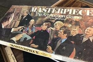 Masterpiece Game by Parker Brothers - 1970 - Great Cond/ Normal Wear - COMPLETE! - Picture 1 of 16