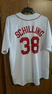 Curt Schilling Majestic Genuine Boston Red Sox Jersey Adult XXL - Picture 1 of 3