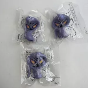 VINTAGE 2001 Kelloggs Pokemon Bowl Pals - Arbok (Cereal Premium) NEW Lot Of 3 - Picture 1 of 4