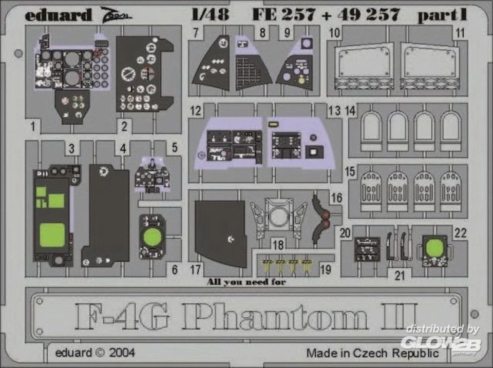 Eduard Accessories: F-4G Phantom II in 1:48 [7242257] - Immagine 1 di 1