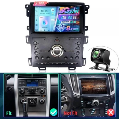 Para Ford Edge 2010-2014 2015 Carplay Radio de coche Android 13 Navi GPS Player Foto 1 de 4