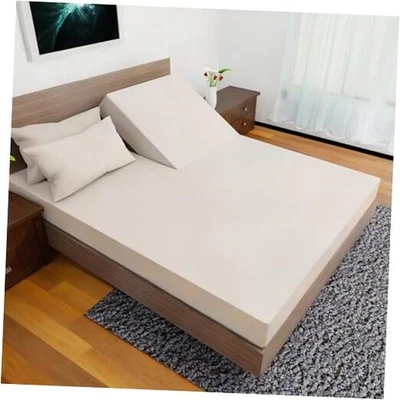 Juego de Sábanas Tamaño - Calidad Egipcia Ultra Suave Cama Superior Split Flex Head King Marfil Foto 1 de 4