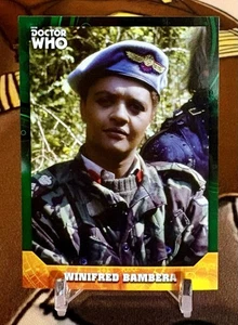 2017 Topps Doctor Who Signature Series Winifred Bambera Green Parallel Card /50 - Picture 1 of 2