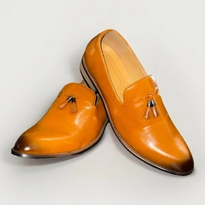 Men's Retro Pointed Toe Shoes Dress Formal Business Faux Leather EUR 47 US 13 - Picture 1 of 21