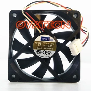 1 Pc. New F7015B12HB DC 12V 0.30A CPU server fan 7015 7cm axial blower - Picture 1 of 4