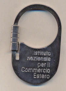Portachiavi Istituto nazionale per il Commercio Estero, 1980/90, raro - Picture 1 of 2