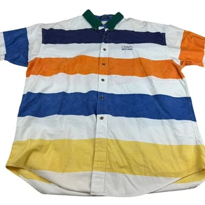 Vintage Chaps Ralph Lauren Striped Button Down - XL - Picture 1 of 6