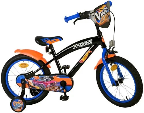 Heiße Räder 16 Zoll Fahrrad Schwarz Orange Blau 31656 - Bild 1 von 1