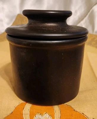 L.TREMAIN MATTE BRONZE BUTTER BELL CROCK  FRENCH CERAMIC  2024 - Image 1 of 4