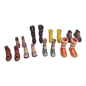 Barbie My Scene Doll Lot of 8 Pairs of Shoes Boots Heels - Picture 1 of 7