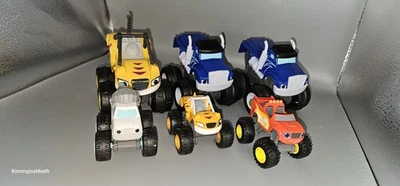 Blaze And The Monster Machines Die Cast And Plastic Monster Truck Toy Bundle. - Image 1 of 4